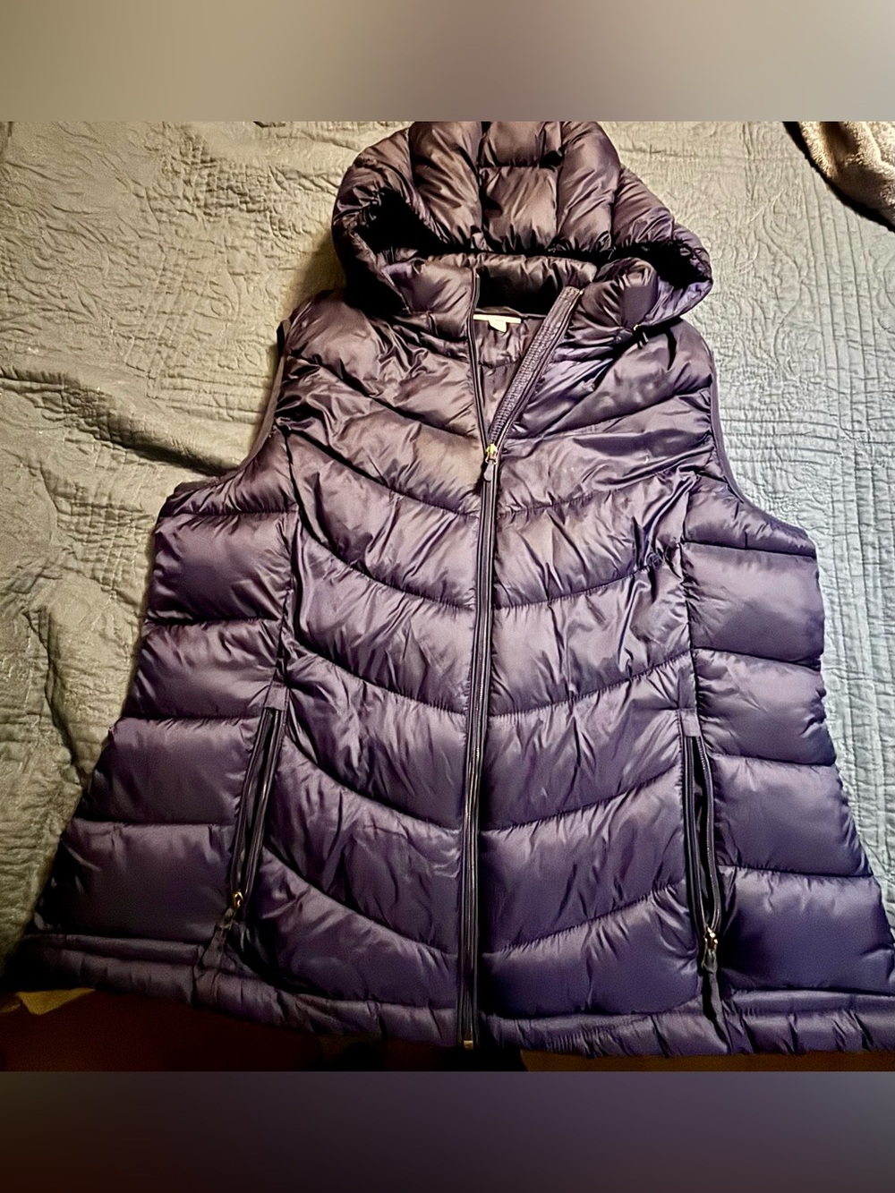 Charter club women’s Navy Puffer Jacket - XL